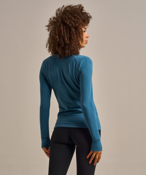 Bam2243 Sudbrook Slim Fit Baselayer Agate Blue Clothing 4