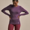 Bam2243 Sudbrook Slim Fit Baselayer Damson Clothing 1