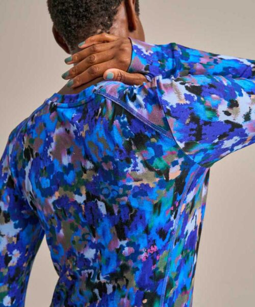 Bam2243 Sudbrook Slim Fit Baselayer Tranquility Print Clothing 5