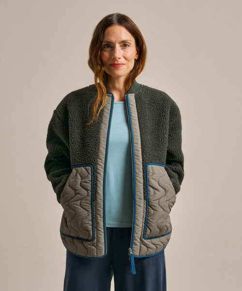 Bam2328 73 Zero Fleece Bomber Juniper Clothing 2