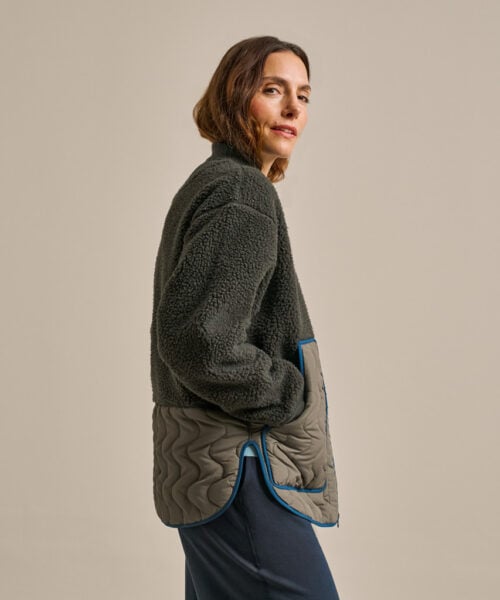 Bam2328 73 Zero Fleece Bomber Juniper Clothing 3