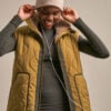 Bam2330 Zero Reversible Gilet Golden Olive Clothing 1