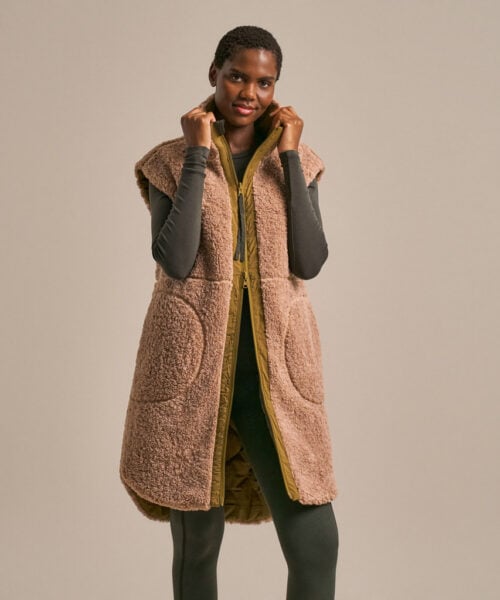 Bam2330 Zero Reversible Gilet Golden Olive Clothing 9