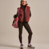 Bam2331 74 Zero Boxy Fleece Gilet Rose Clothing 1