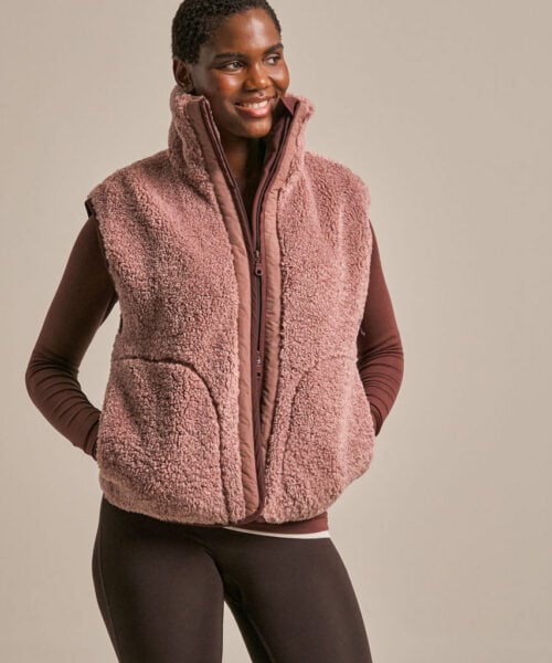 Bam2331 75 Zero Boxy Fleece Gilet Macaron Clothing 2