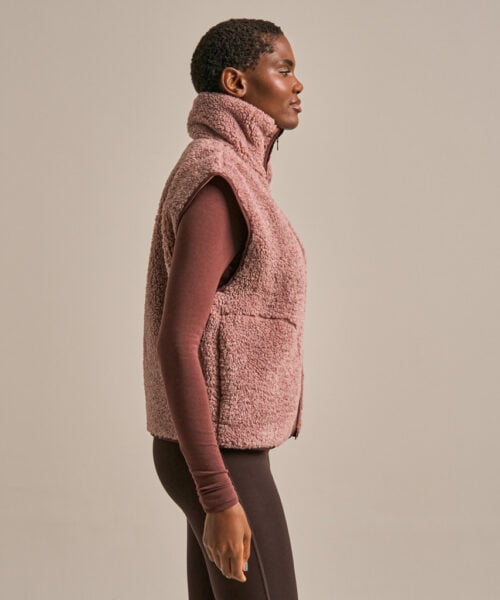 Bam2331 75 Zero Boxy Fleece Gilet Macaron Clothing 3