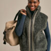 Bam2331 Zero Boxy Fleece Gilet Juniper Clothing 1
