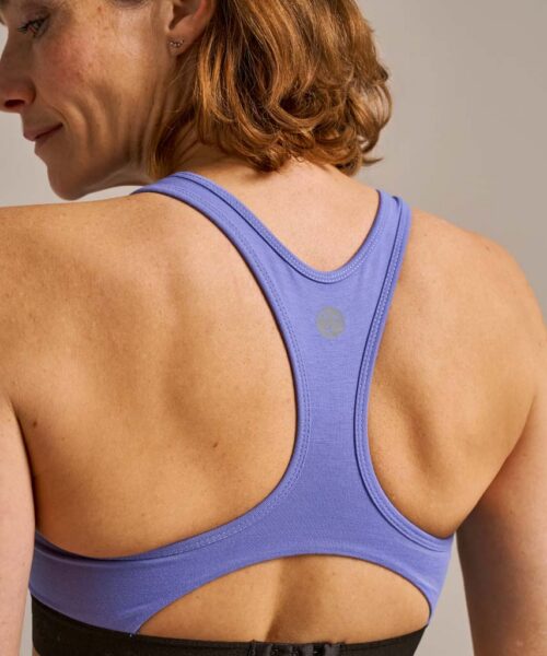 Bam2366 Enduro Zip Front Crop Top Purple Bam Clothing 3