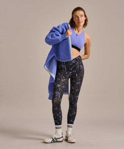 Bam2366 Enduro Zip Front Crop Top Purple Bam Clothing 7