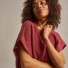 Bam2483 Sleeveless Layering Boxy Knitted Top Rose Clothing 1
