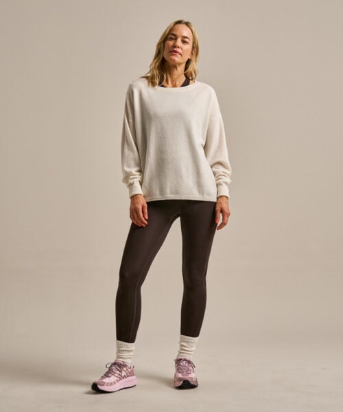 Bam2484 Scoop Neck Cooling Knit Winter White Clothing 1