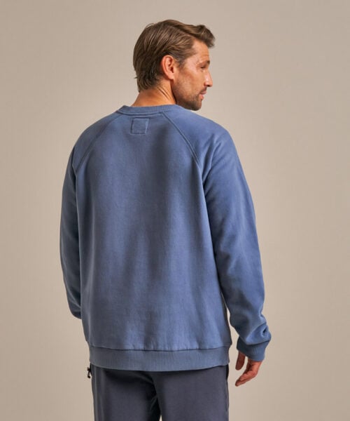 Bam2539 Crew Neck Sweatshirt Denim Blue Clothing 4