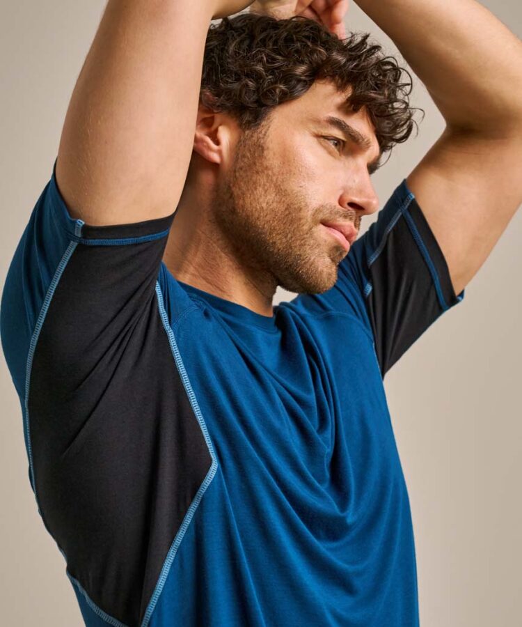 Bam2540 Training Tshirt Ocean Teal Black Stitch Bam Clothing 6