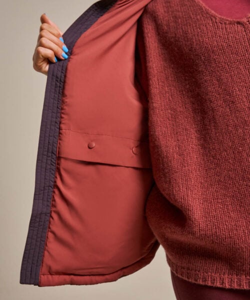 Bam2577 Packable Cloud Jacket Damson Clothing 8