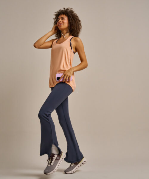 Bam2582 Everyday Energy Pleat Vest Apricot Clothing 6