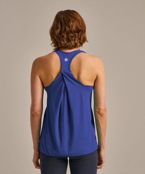 Bam2582 Everyday Energy Pleat Vest Inky Blue Clothing 4