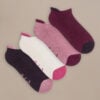 Bam2594 Trainer Socks Damson Clothing 1