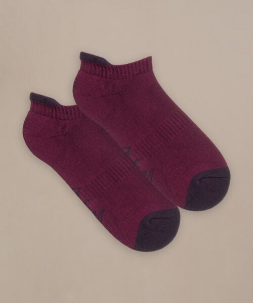 Bam2594 Trainer Socks Damson Clothing 5