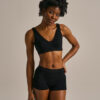 Bam2606 Seamless Midi Short Black Bam Clothing 1