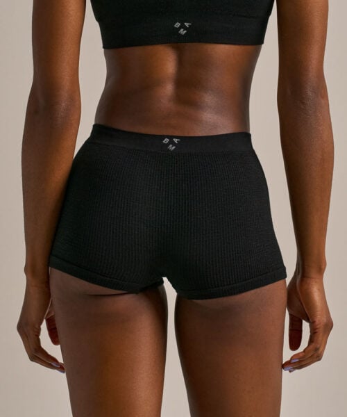 Bam2606 Seamless Midi Short Black Bam Clothing 3