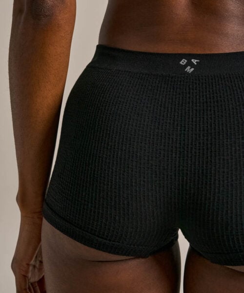 Bam2606 Seamless Midi Short Black Bam Clothing 4