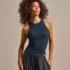 Bam2622 Active Rib Tank Mariner Navy Clothing 10