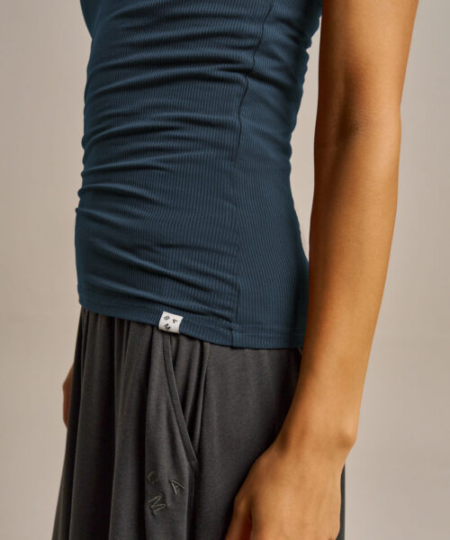 Bam2622 Active Rib Tank Mariner Navy Clothing 6
