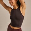 Bam2638 Ultimate Balm Crop Top Bitter Chocolate Clothing 1
