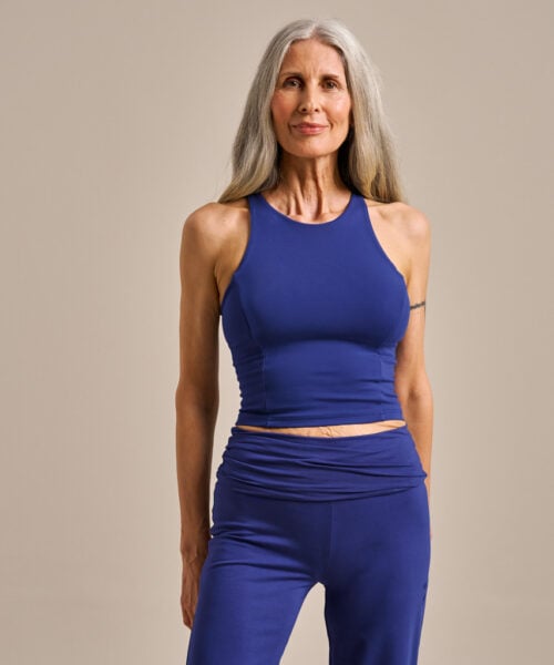 Bam2638 Ultimate Balm Crop Top Inky Blue Clothing 2