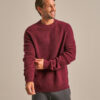 Bam2667 Active Crew Knit Jumper Dark Damson Clothing 1