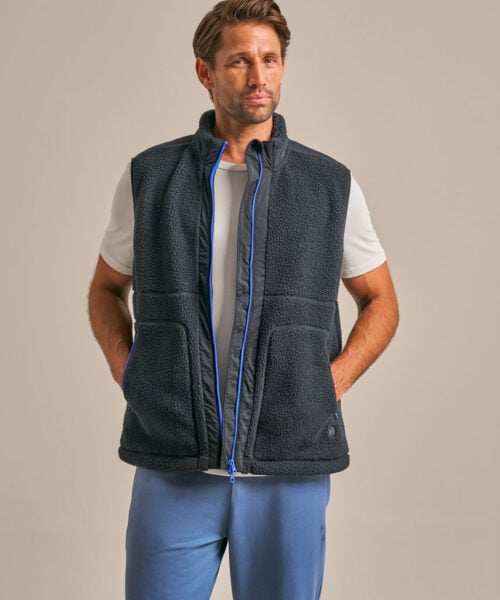 Bam2669 Fleece Gilet Navy Clothing 1