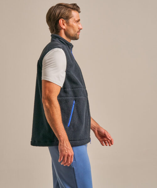 Bam2669 Fleece Gilet Navy Clothing 3