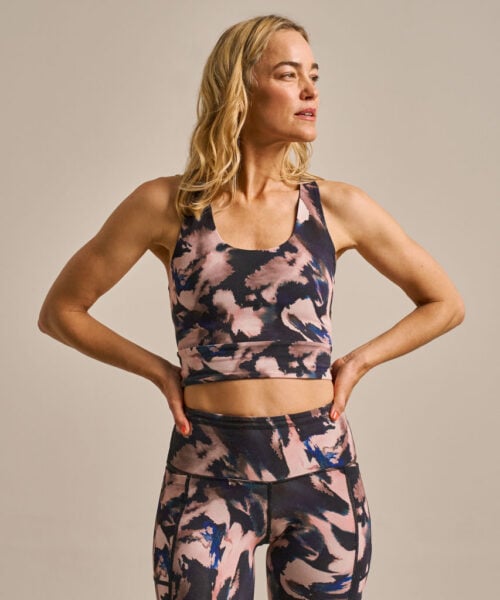 Bam2677 Reversible Enduro Crop Top Cirrus Navy Clothing 1