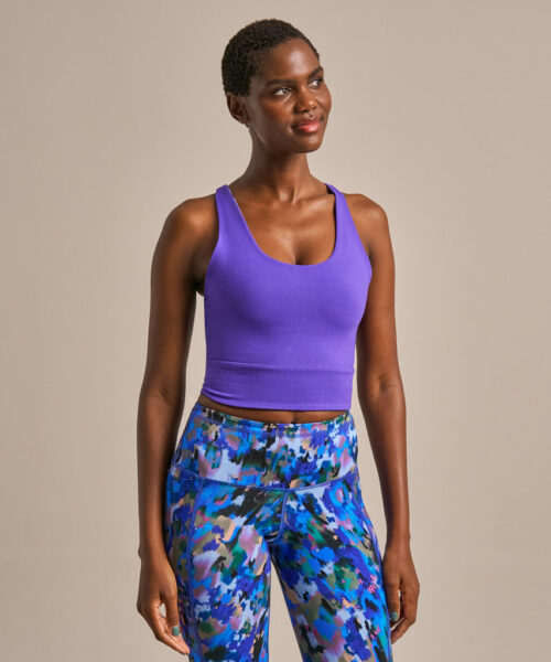 Bam2677 Ultimate Balm Crop Top Tranquility Violet Clothing 6
