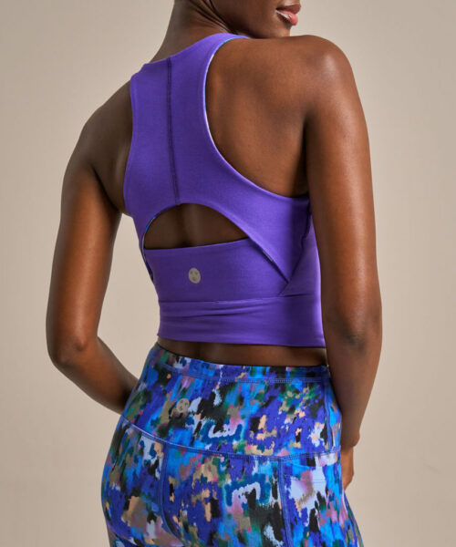 Bam2677 Ultimate Balm Crop Top Tranquility Violet Clothing 9