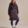 Bam2689 Cosy Fleece Coat Damson Clothing 1