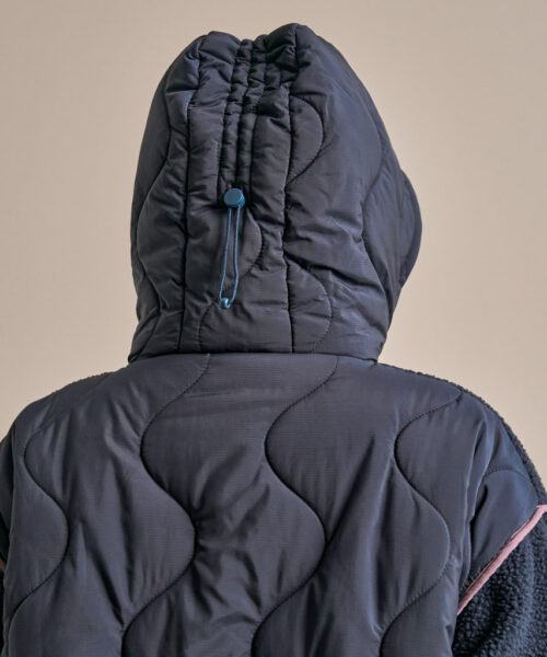 Bam2689 Cosy Fleece Coat Storm Navy Clothing 5