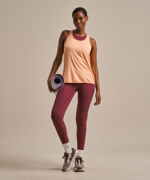 Bam2692 Ultimate Balm Leggings Dark Rose Garnet Clothing 6