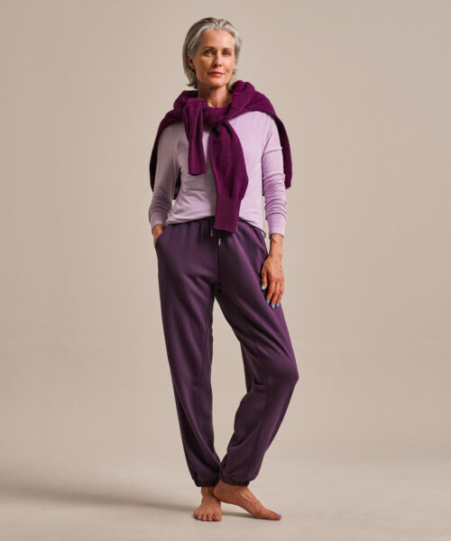Bam2706 Hareem Sweatpant Damson Clothing 5