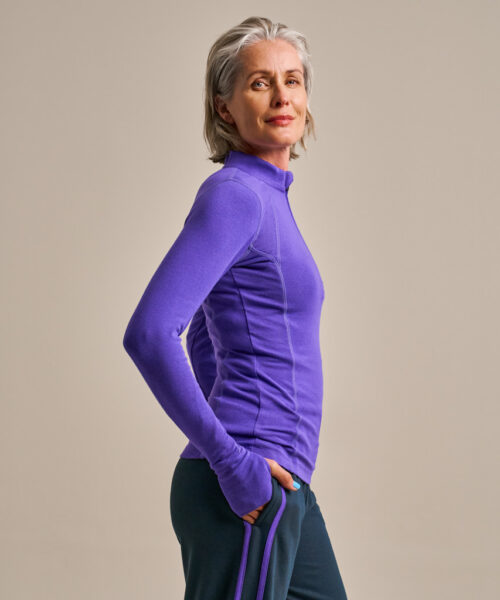 Bam2708 Thermo Luxe Baselayer Top Electric Violet Clothing 2