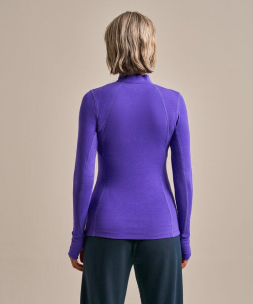 Bam2708 Thermo Luxe Baselayer Top Electric Violet Clothing 3