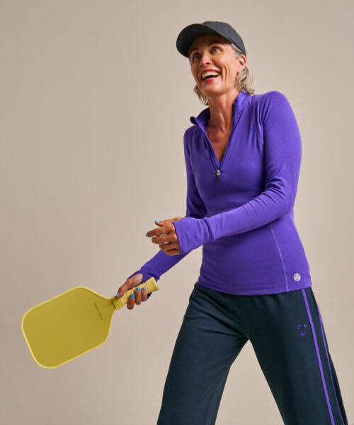 Bam2708 Thermo Luxe Baselayer Top Electric Violet Clothing 6