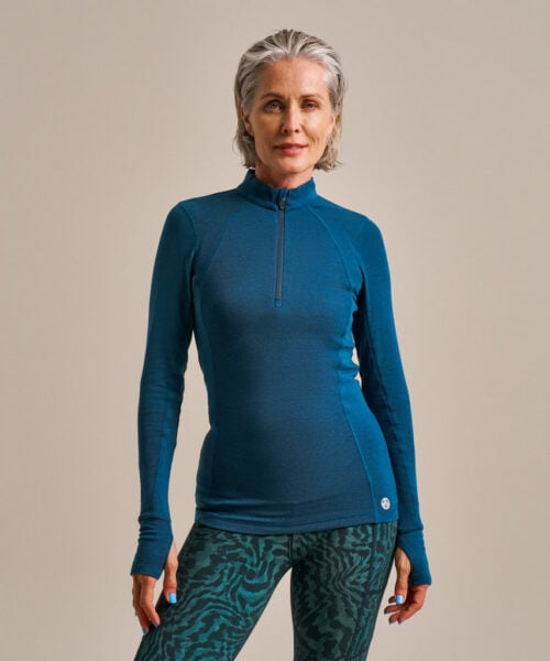 Bam2708 Thermo Luxe Baselayer Top Ocean Teal Clothing 2