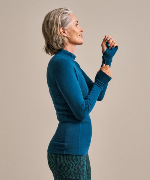 Bam2708 Thermo Luxe Baselayer Top Ocean Teal Clothing 3