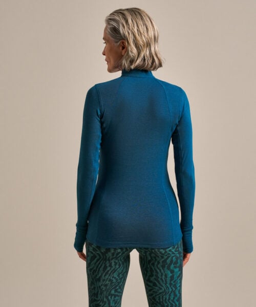 Bam2708 Thermo Luxe Baselayer Top Ocean Teal Clothing 4
