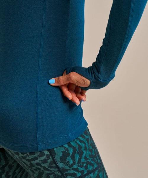 Bam2708 Thermo Luxe Baselayer Top Ocean Teal Clothing 6