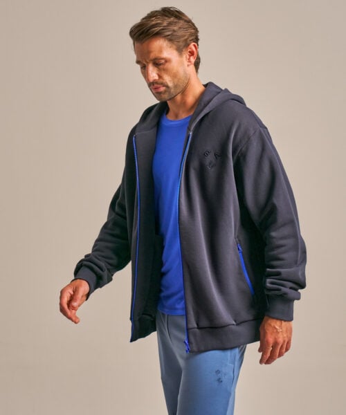 Bam2713 Horizon Zip Hoody Navy Clothing 1