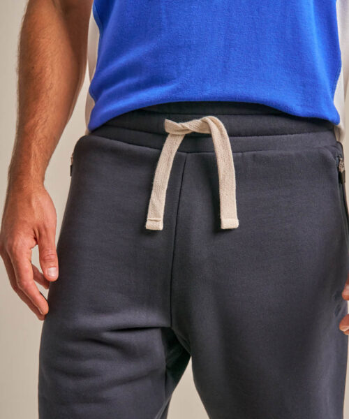 Bam2714 Brush Back Sweat Short Navy Clothing 4