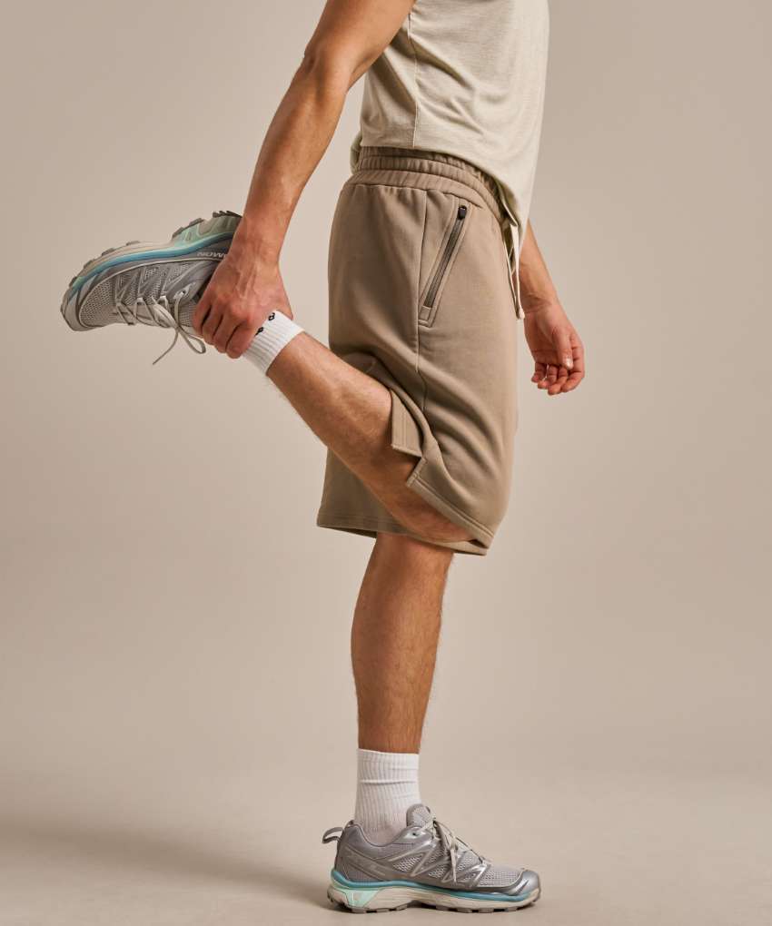 Bam2714 Brush Back Sweat Short Timber Bam Clothing 3