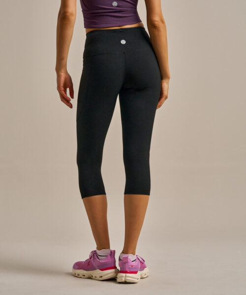 Bam2722 Enduro Side Pocket Cropped Leggings Black Clothing 3